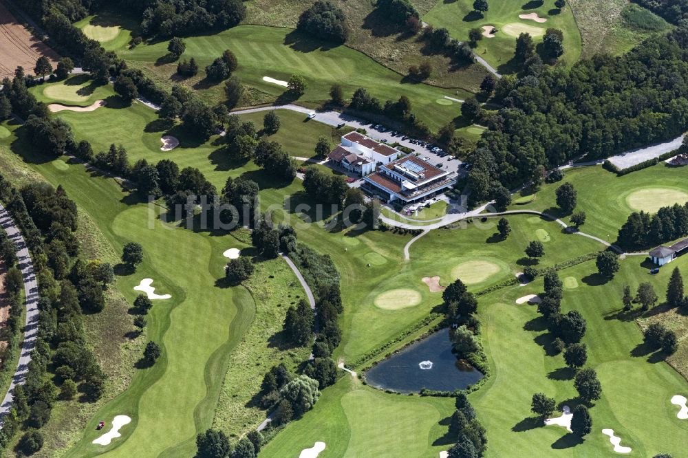 Luftaufnahme Östringen - Golfplatz HEITLINGER Golf Resort in Östringen im Bundesland Baden-Württemberg, Deutschland