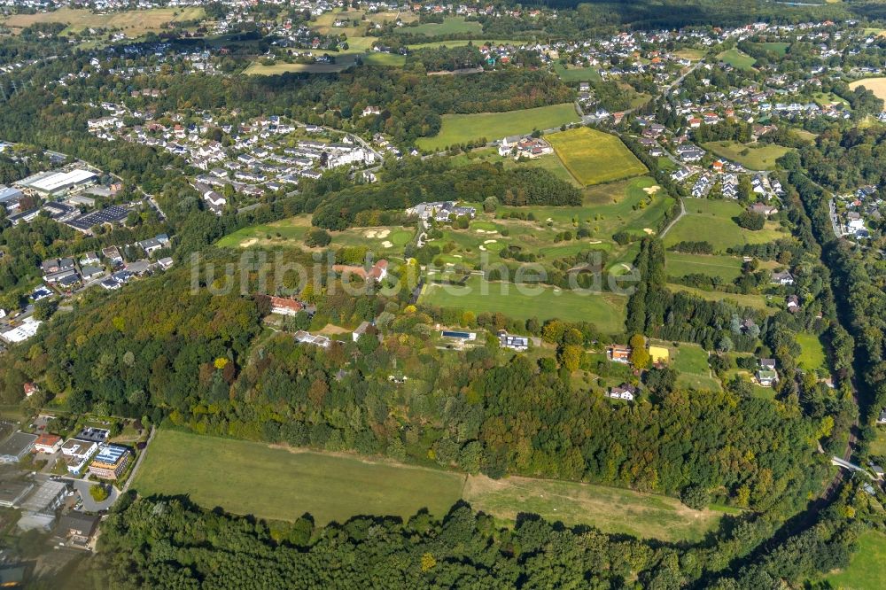 Luftbild Herdecke - Golfplatz Herdecke am Ackerweg in Herdecke im Bundesland Nordrhein-Westfalen, Deutschland