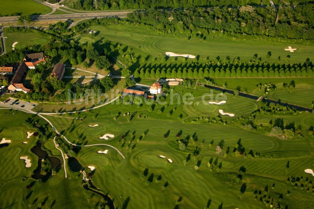 Luftbild Karlsruhe - Golfplatz in Karlsruhe im Bundesland Baden-Württemberg