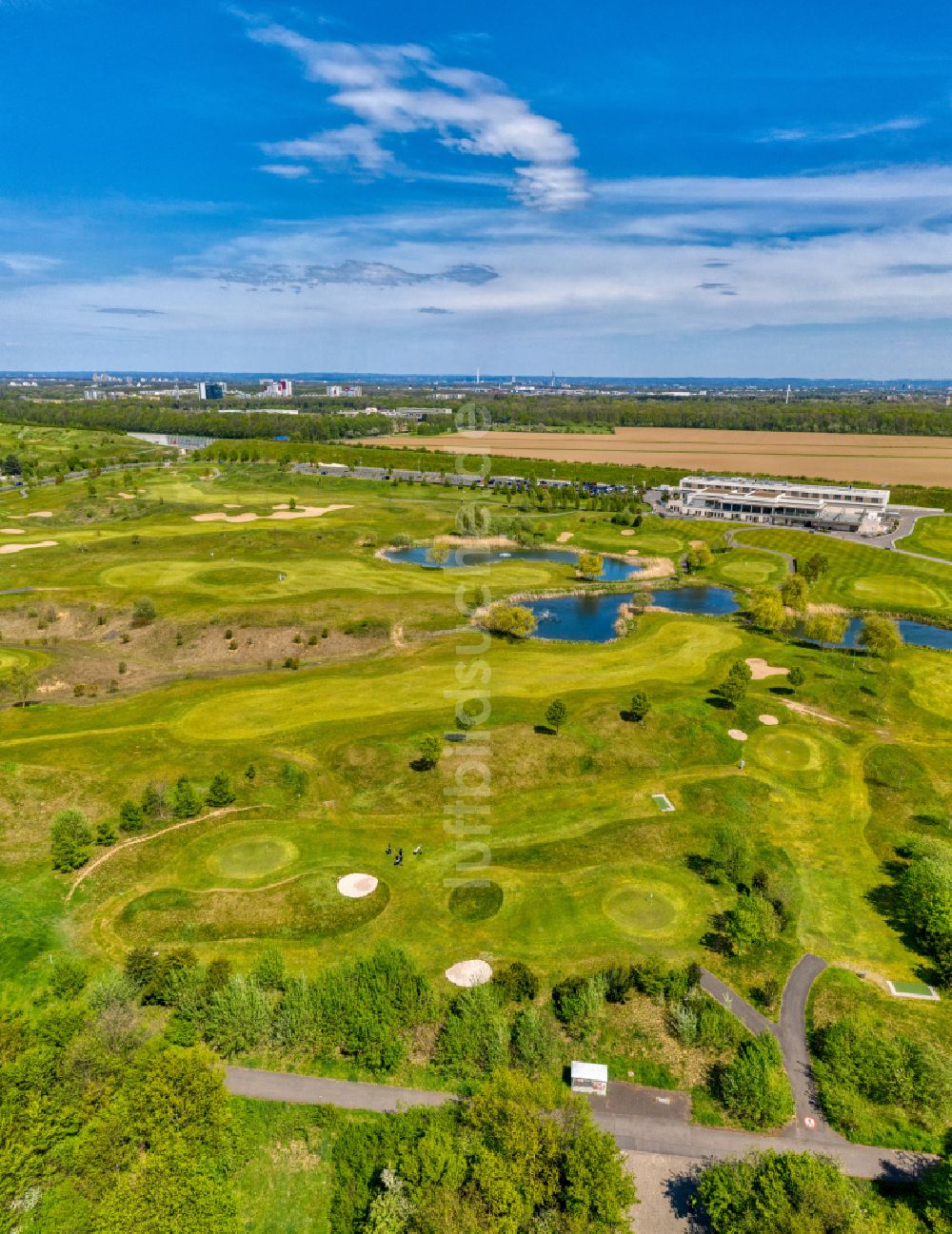 Köln von oben - Golfplatz Kölner Golfclub in Köln im Ortsteil Widdersdorf im Bundesland Nordrhein-Westfalen, Deutschland