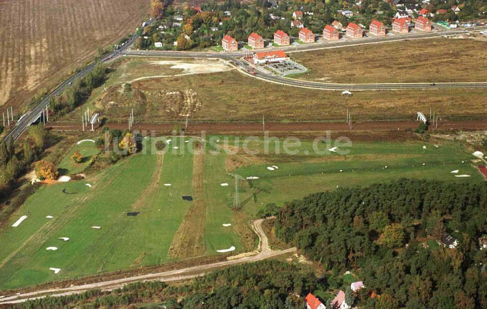 Mahlow / Brandenburg von oben - Golfplatz Mahlow