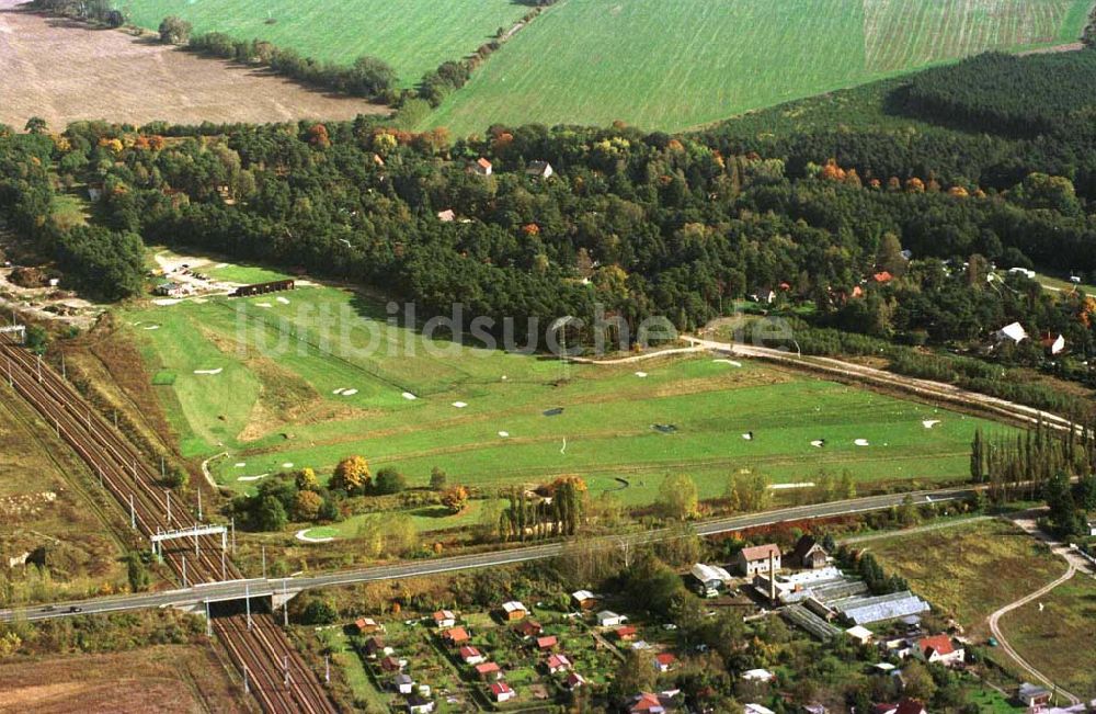 Mahlow / Brandenburg von oben - Golfplatz Mahlow