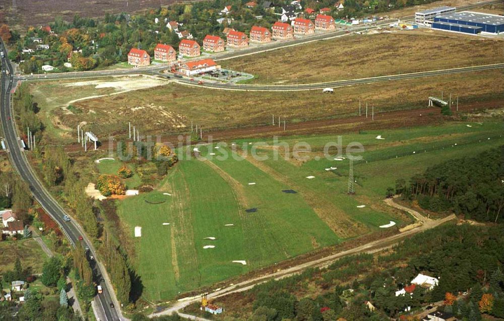 Mahlow / Brandenburg aus der Vogelperspektive: Golfplatz Mahlow