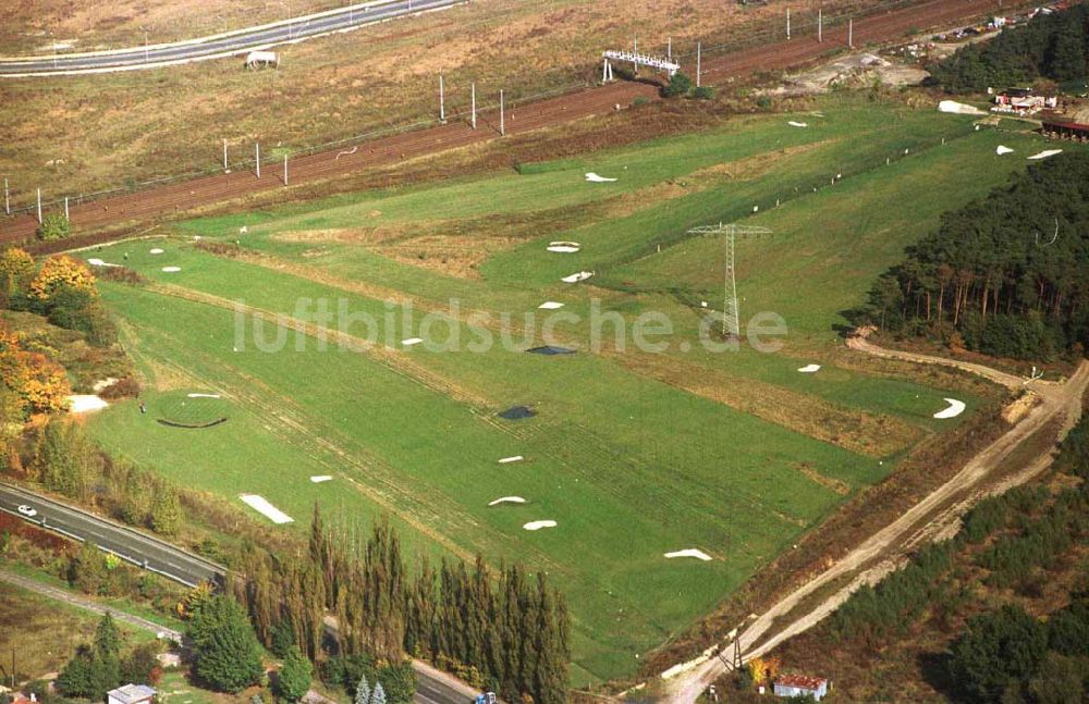 Mahlow / Brandenburg von oben - Golfplatz Mahlow