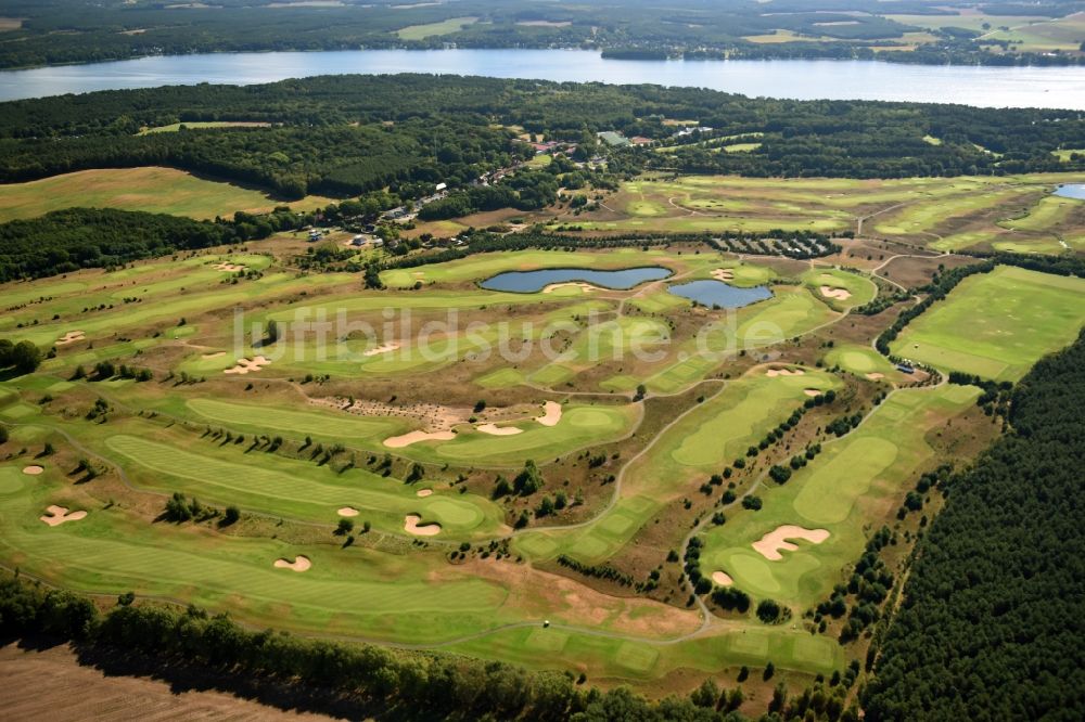 Luftaufnahme Bad Saarow - Golfplatz im Ortstteil Silberberg in Bad Saarow im Bundesland Brandenburg