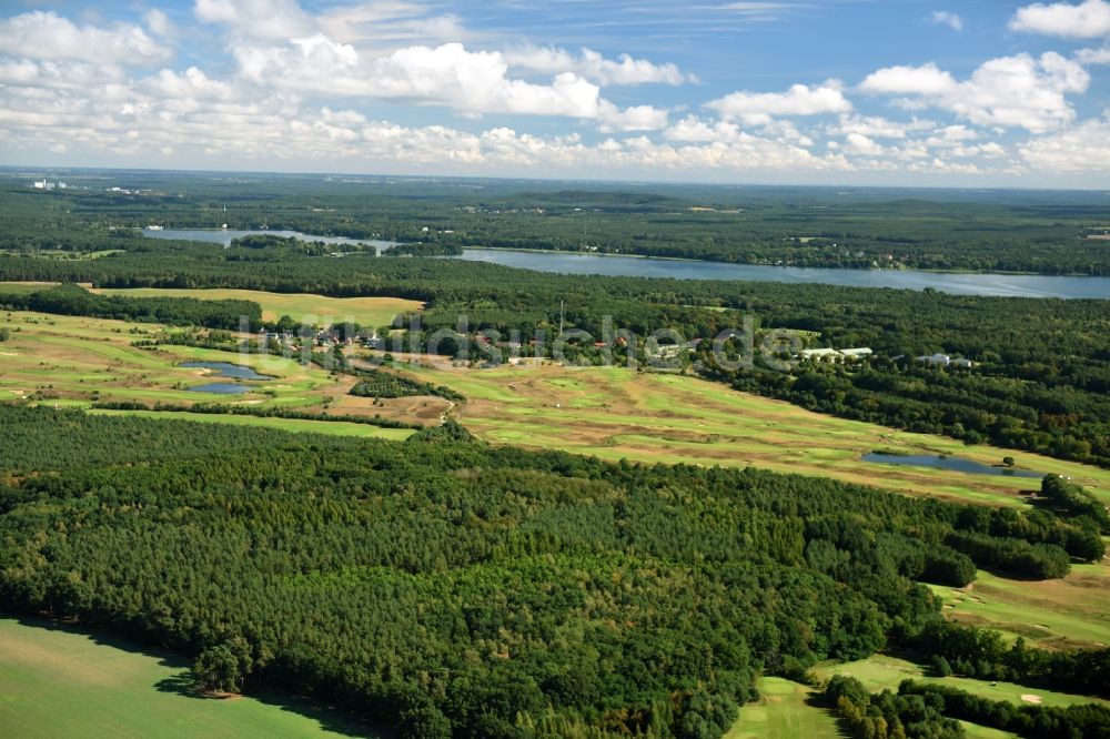 Luftaufnahme Bad Saarow - Golfplatz im Ortstteil Silberberg in Bad Saarow im Bundesland Brandenburg