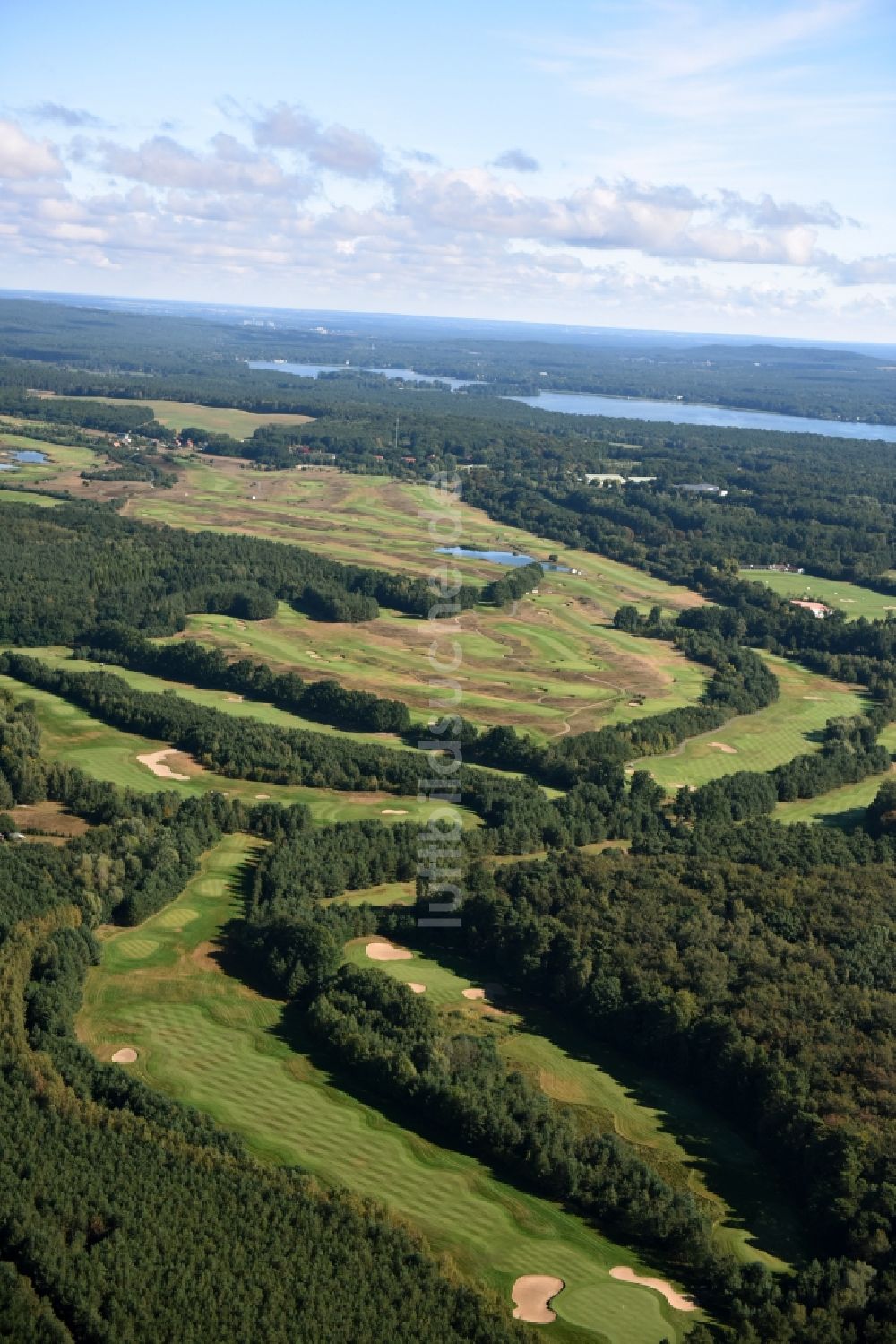 Luftbild Bad Saarow - Golfplatz im Ortstteil Silberberg in Bad Saarow im Bundesland Brandenburg