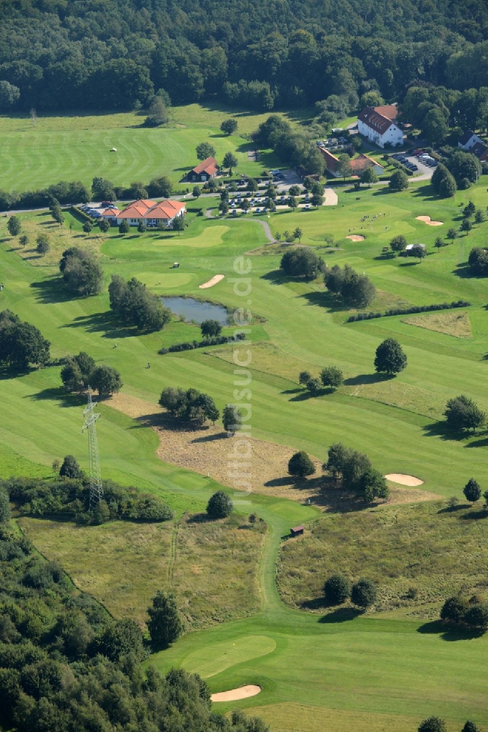 Luftbild Rehburg-Loccum - Golfplatz in Rehburg-Loccum im Bundesland Niedersachsen