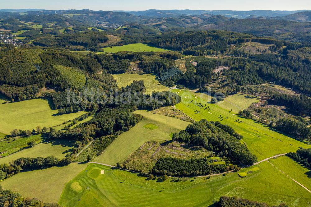 Luftbild Helden - Golfplatz Repetal in Helden im Bundesland Nordrhein-Westfalen, Deutschland