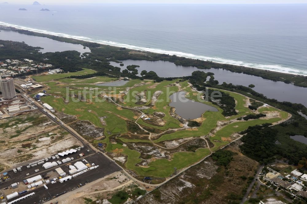 Luftaufnahme Rio de Janeiro - Golfplatz in Rio de Janeiro in Brasilien