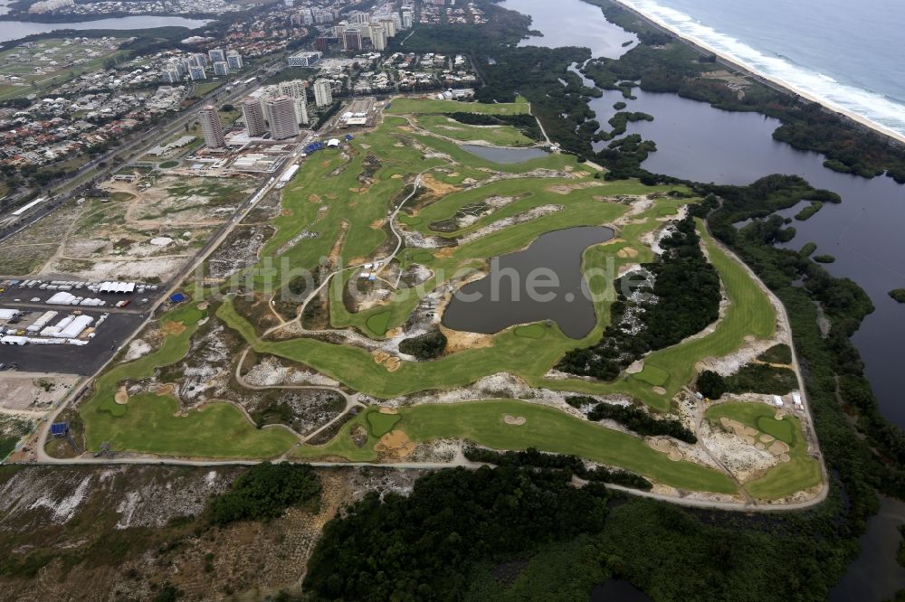 Luftaufnahme Rio de Janeiro - Golfplatz in Rio de Janeiro in Brasilien