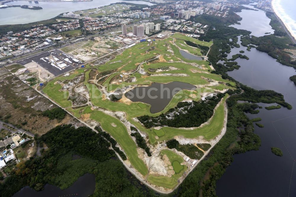 Rio de Janeiro von oben - Golfplatz in Rio de Janeiro in Brasilien