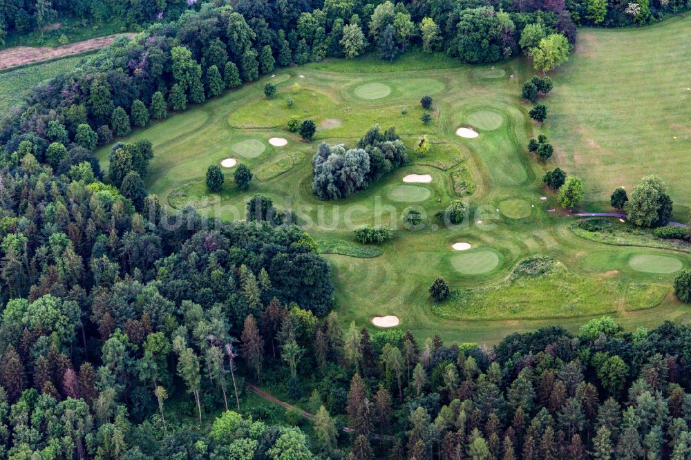 Orsingen-Nenzingen von oben - Golfplatz Schloss Langenstein - Der Country Club im Ortsteil Orsingen in Orsingen-Nenzingen im Bundesland Baden-Württemberg, Deutschland