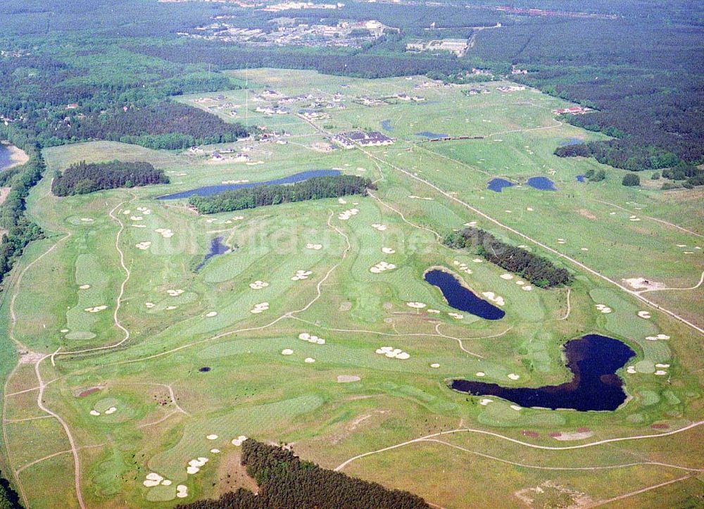 Luftbild Seddin - Golfplatz am Seddiner See.