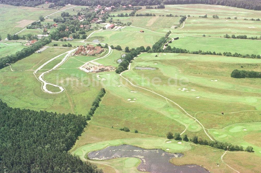 Strausberg / Brandenburg aus der Vogelperspektive: Golfplatz Strausberg