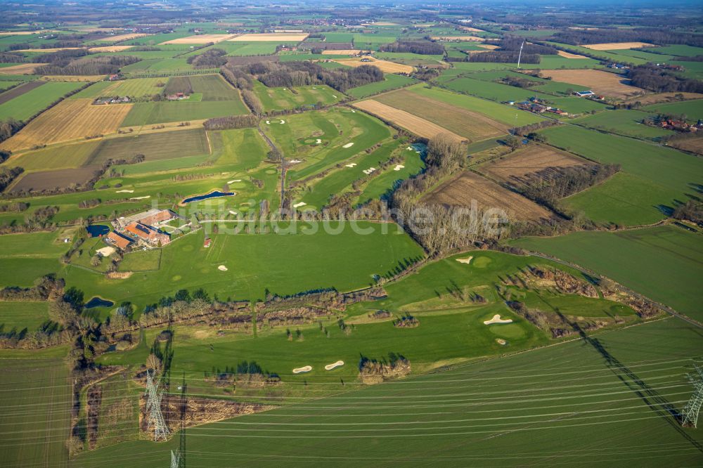 Luftbild Werne - Golfplatz Werne a. d. Lippe in Werne im Bundesland Nordrhein-Westfalen, Deutschland