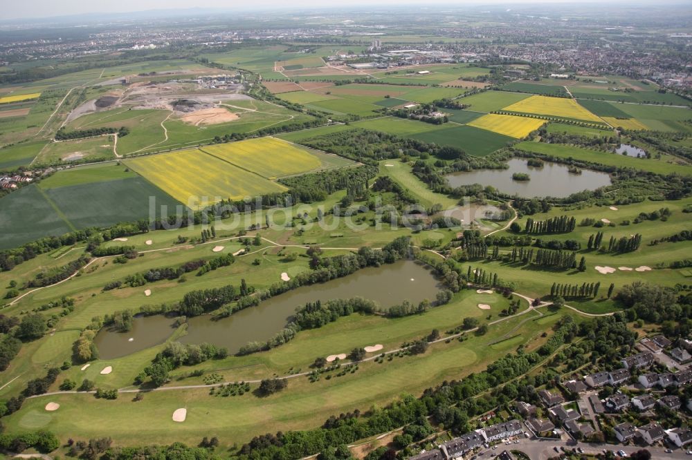 Luftaufnahme Wiesbaden - Golfplatz in Wiesbaden im Bundesland Hessen