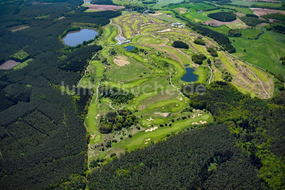 Luftaufnahme Gneven - Golfplatz der WINSTONgolf GmbH in Gneven im Bundesland Mecklenburg-Vorpommern, Deutschland