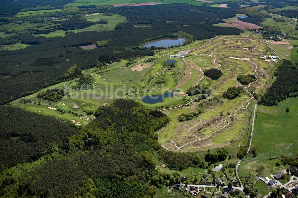 Gneven von oben - Golfplatz der WINSTONgolf GmbH in Gneven im Bundesland Mecklenburg-Vorpommern, Deutschland