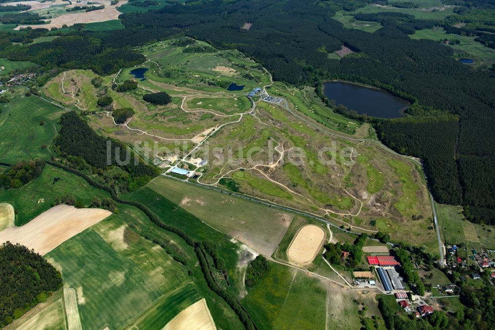 Luftaufnahme Gneven - Golfplatz der WINSTONgolf GmbH in Gneven im Bundesland Mecklenburg-Vorpommern, Deutschland