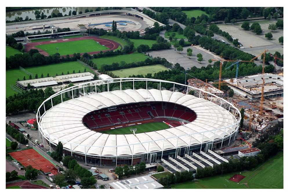 Luftaufnahme Stuttgart - Gottlieb-Daimler-Stadion Stuttgart