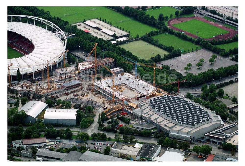 Stuttgart von oben - Gottlieb-Daimler-Stadion Stuttgart