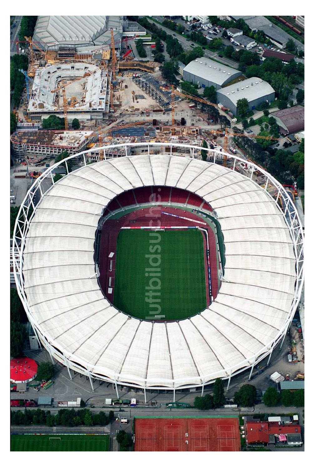 Stuttgart aus der Vogelperspektive: Gottlieb-Daimler-Stadion Stuttgart