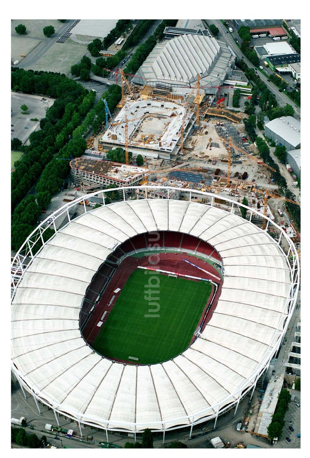 Luftbild Stuttgart - Gottlieb-Daimler-Stadion Stuttgart