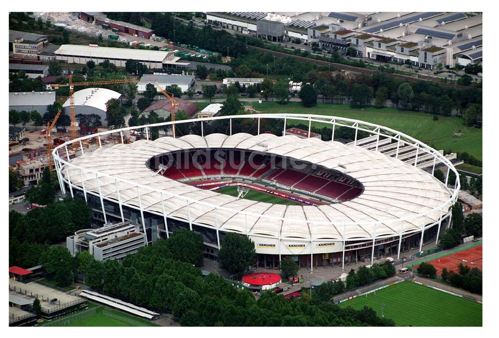 Stuttgart von oben - Gottlieb-Daimler-Stadion Stuttgart