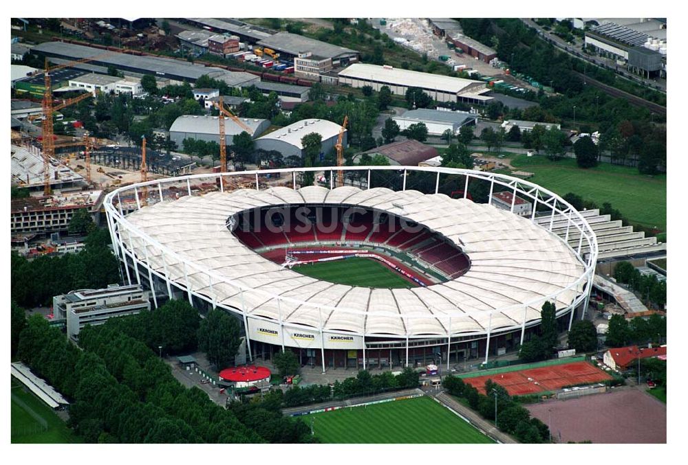 Stuttgart aus der Vogelperspektive: Gottlieb-Daimler-Stadion Stuttgart