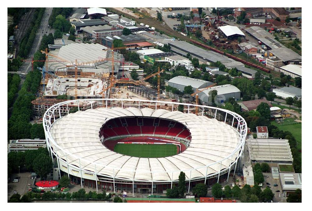 Luftbild Stuttgart - Gottlieb-Daimler-Stadion Stuttgart