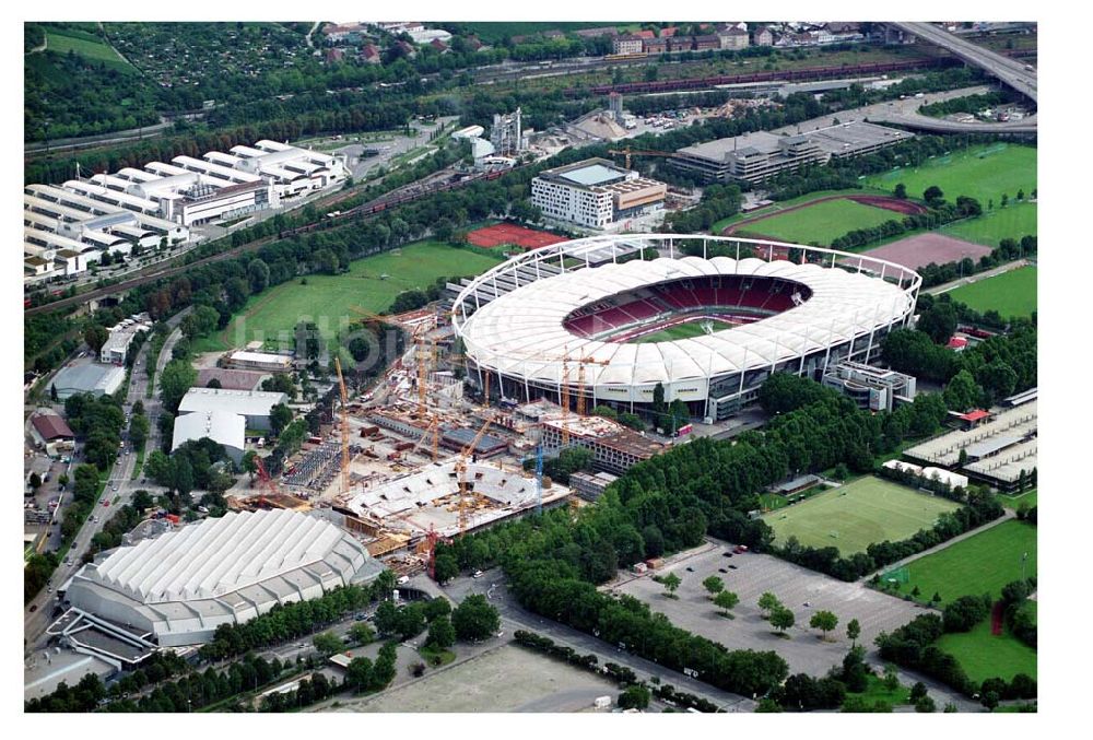 Stuttgart aus der Vogelperspektive: Gottlieb-Daimler-Stadion Stuttgart