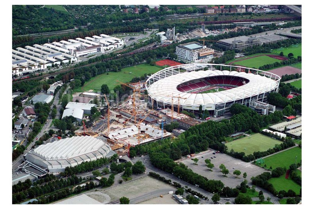 Luftbild Stuttgart - Gottlieb-Daimler-Stadion Stuttgart