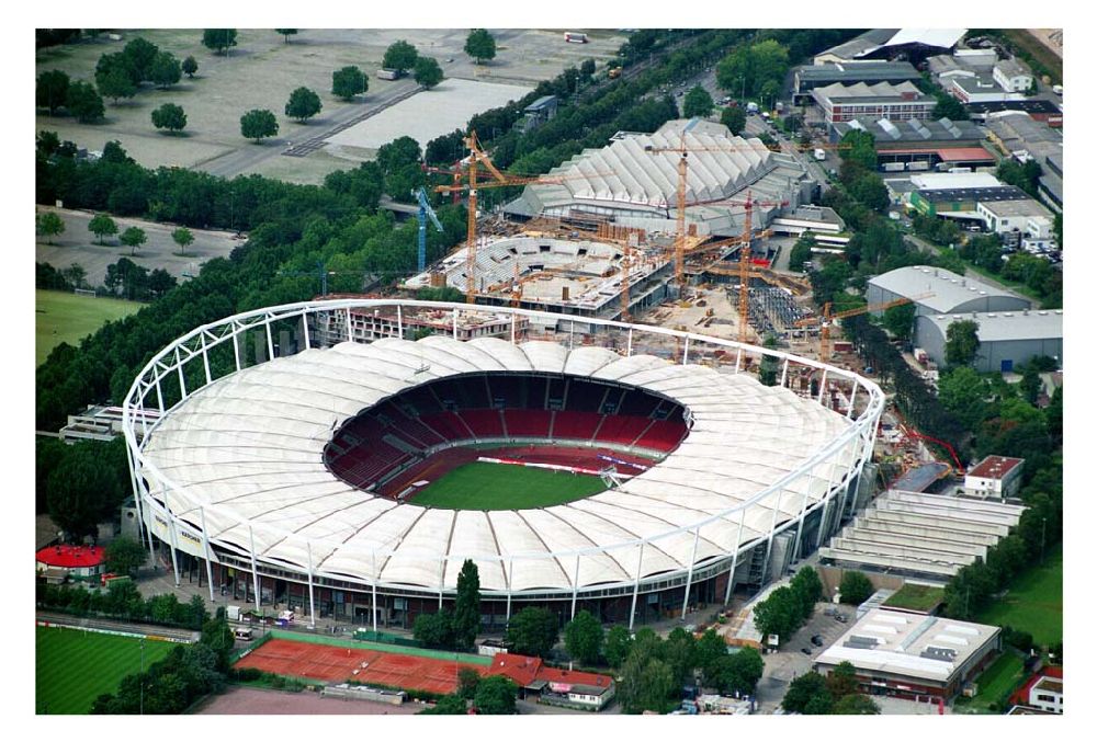 Stuttgart aus der Vogelperspektive: Gottlieb-Daimler-Stadion Stuttgart