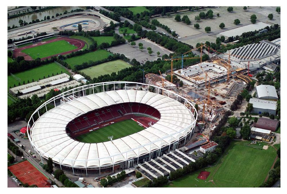 Luftbild Stuttgart - Gottlieb-Daimler-Stadion Stuttgart