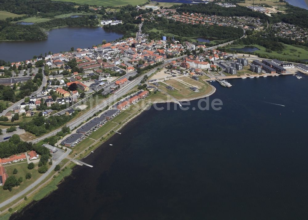 Gråsten aus der Vogelperspektive: Graasten in Dänemark