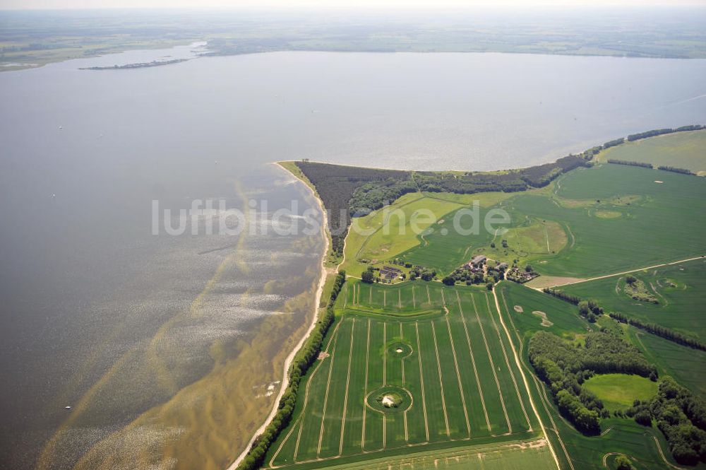 Luftbild Grabow auf Zudar - Grabow auf der Halbinsel Zudar der Insel Rügen in Mecklenburg-Vorpommern