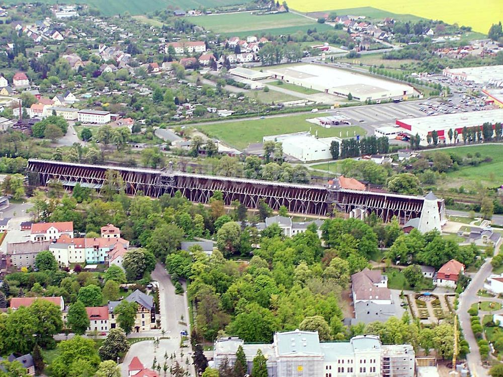 Luftbild Schönebeck - Gradierwerk in Schönebeck