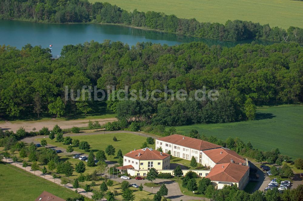 Luftbild Dessau - Grand City Parkhotel Dessau