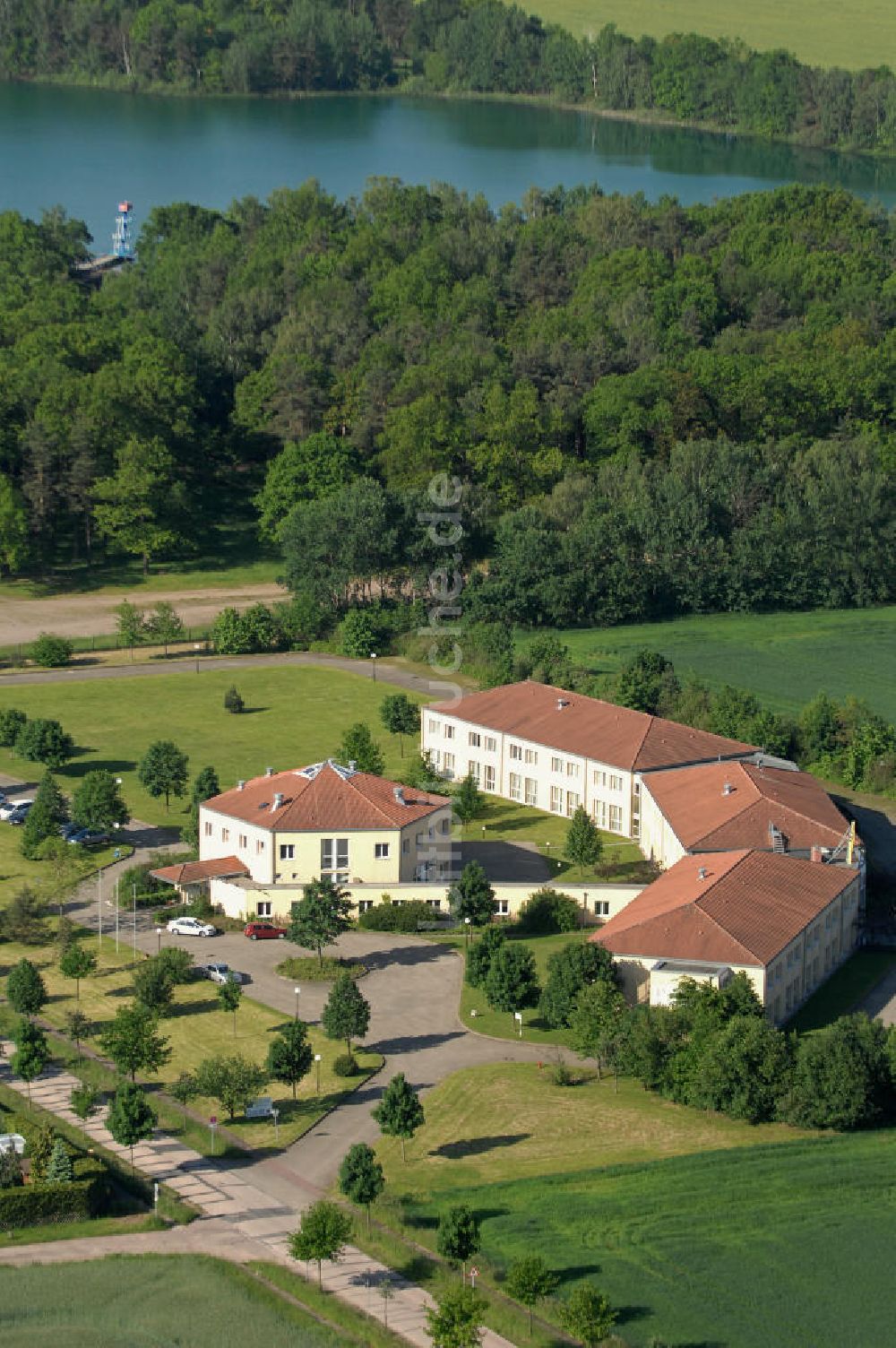 Luftaufnahme Dessau - Grand City Parkhotel Dessau