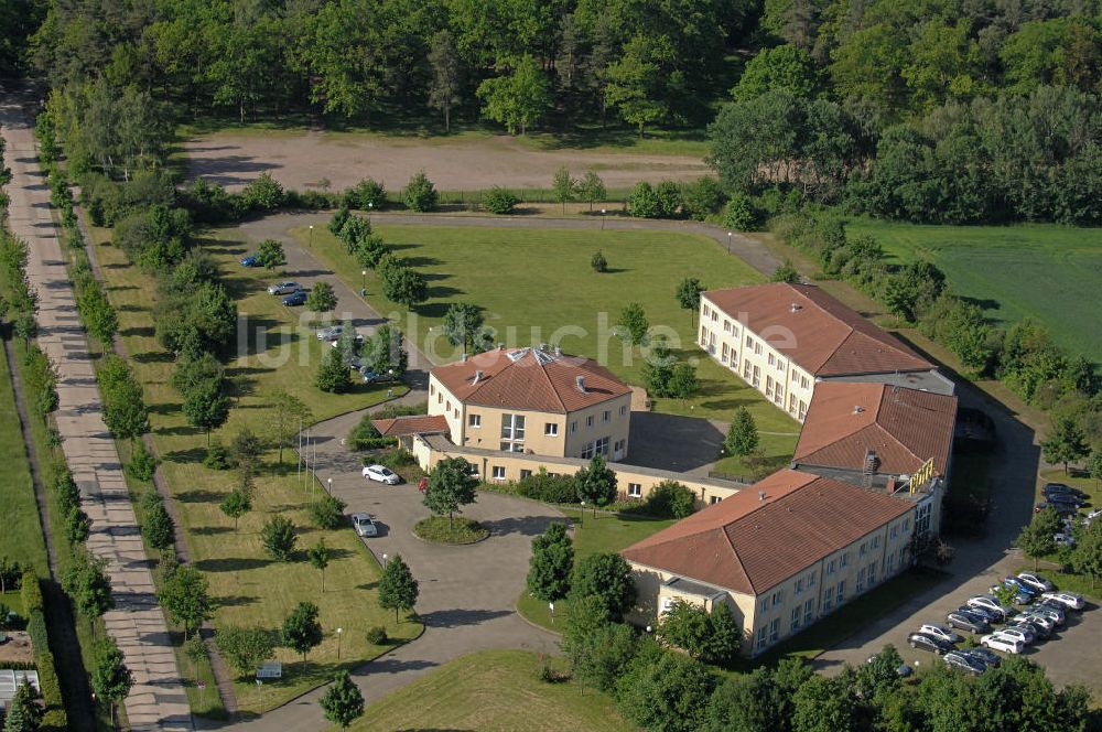 Luftaufnahme Dessau - Grand City Parkhotel Dessau