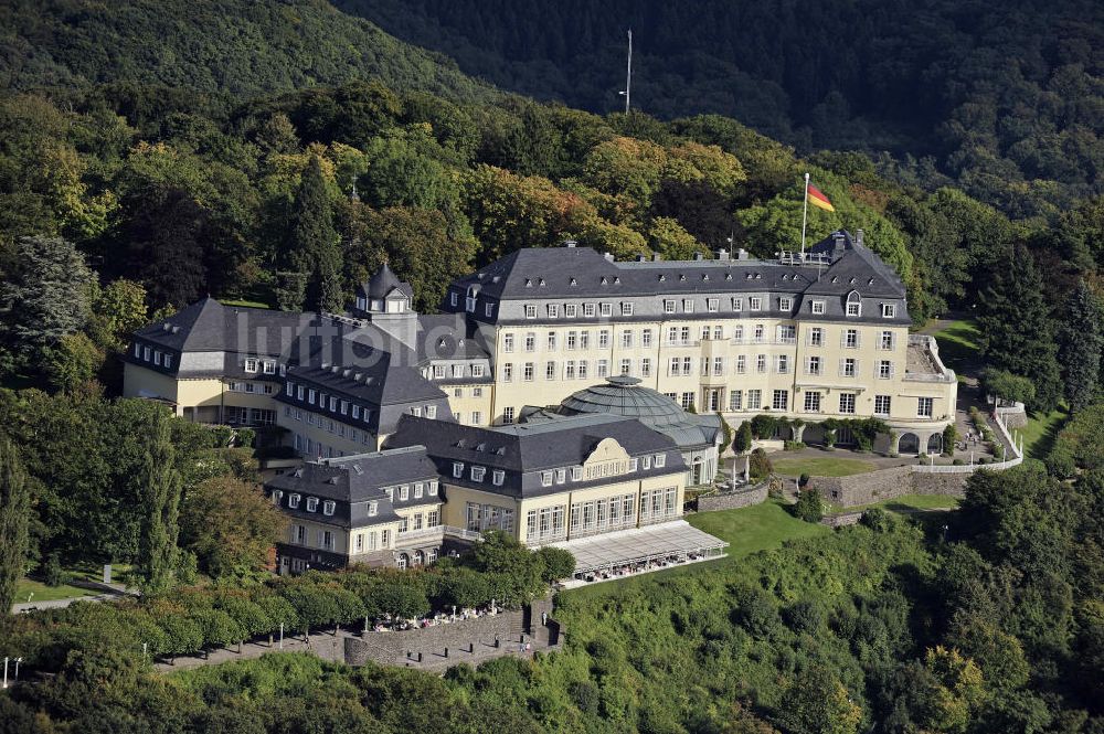 Königswinter von oben - Grandhotel Petersberg