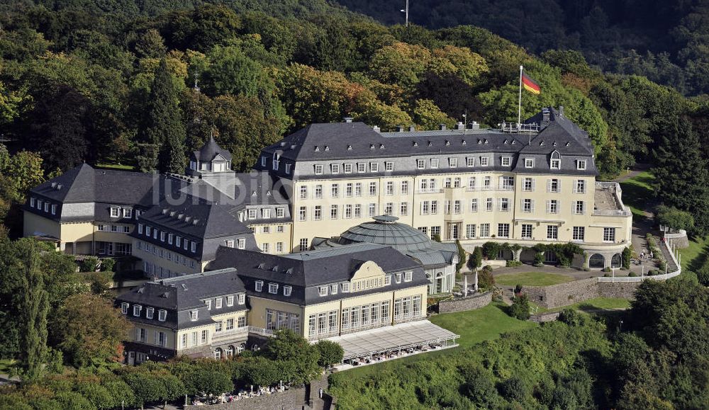 Königswinter aus der Vogelperspektive: Grandhotel Petersberg