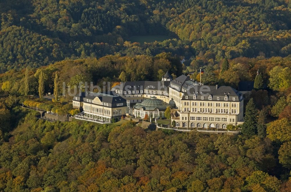 Königswinter von oben - Grandhotel Petersberg bei Konigswinter im Bundesland Nordrhein-Westfalen