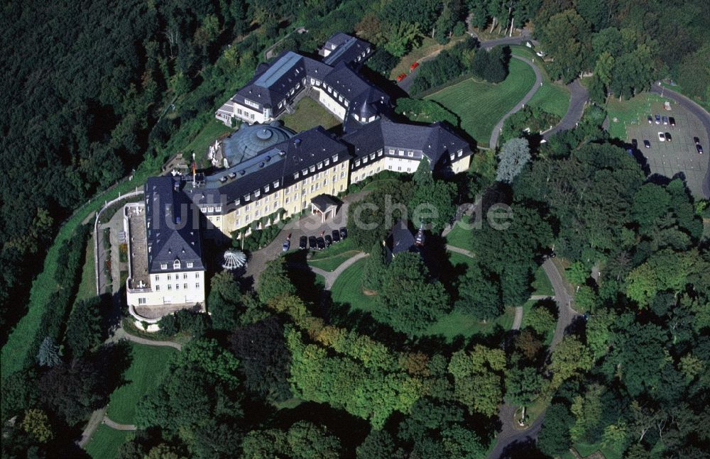 Königswinter aus der Vogelperspektive: Grandhotel Petersberg bei Konigswinter im Bundesland Nordrhein-Westfalen