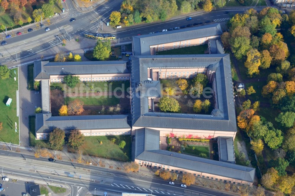 Luftaufnahme Leipzig - Grassimuseum in Leipzig im Bundesland Sachsen