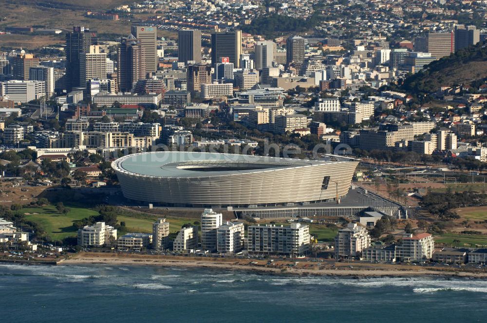 Kapstadt von oben - Green Point Stadion / Stadium in Kapstadt / Cape Town in Südafrika / South Africa