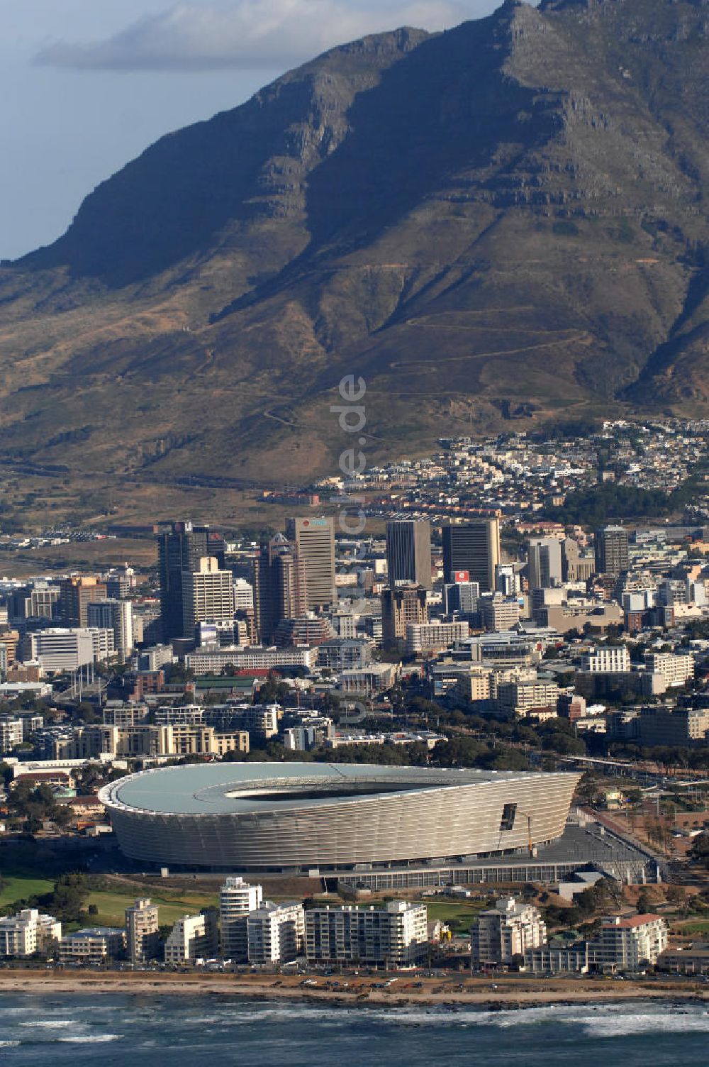 Luftbild Kapstadt - Green Point Stadion / Stadium in Kapstadt / Cape Town in Südafrika / South Africa