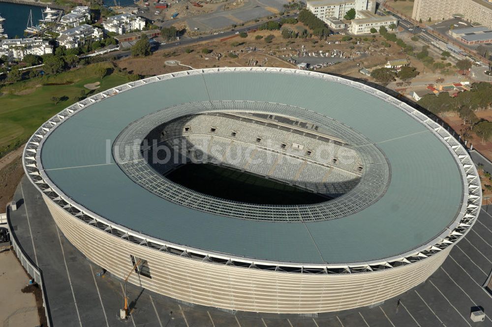 Kapstadt von oben - Green Point Stadion / Stadium in Kapstadt / Cape Town in Südafrika / South Africa