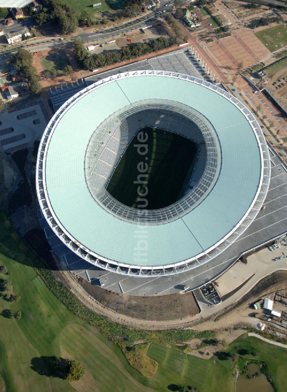 Kapstadt aus der Vogelperspektive: Green Point Stadion / Stadium in Kapstadt / Cape Town in Südafrika / South Africa